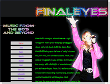 Tablet Screenshot of finaleyesband.com
